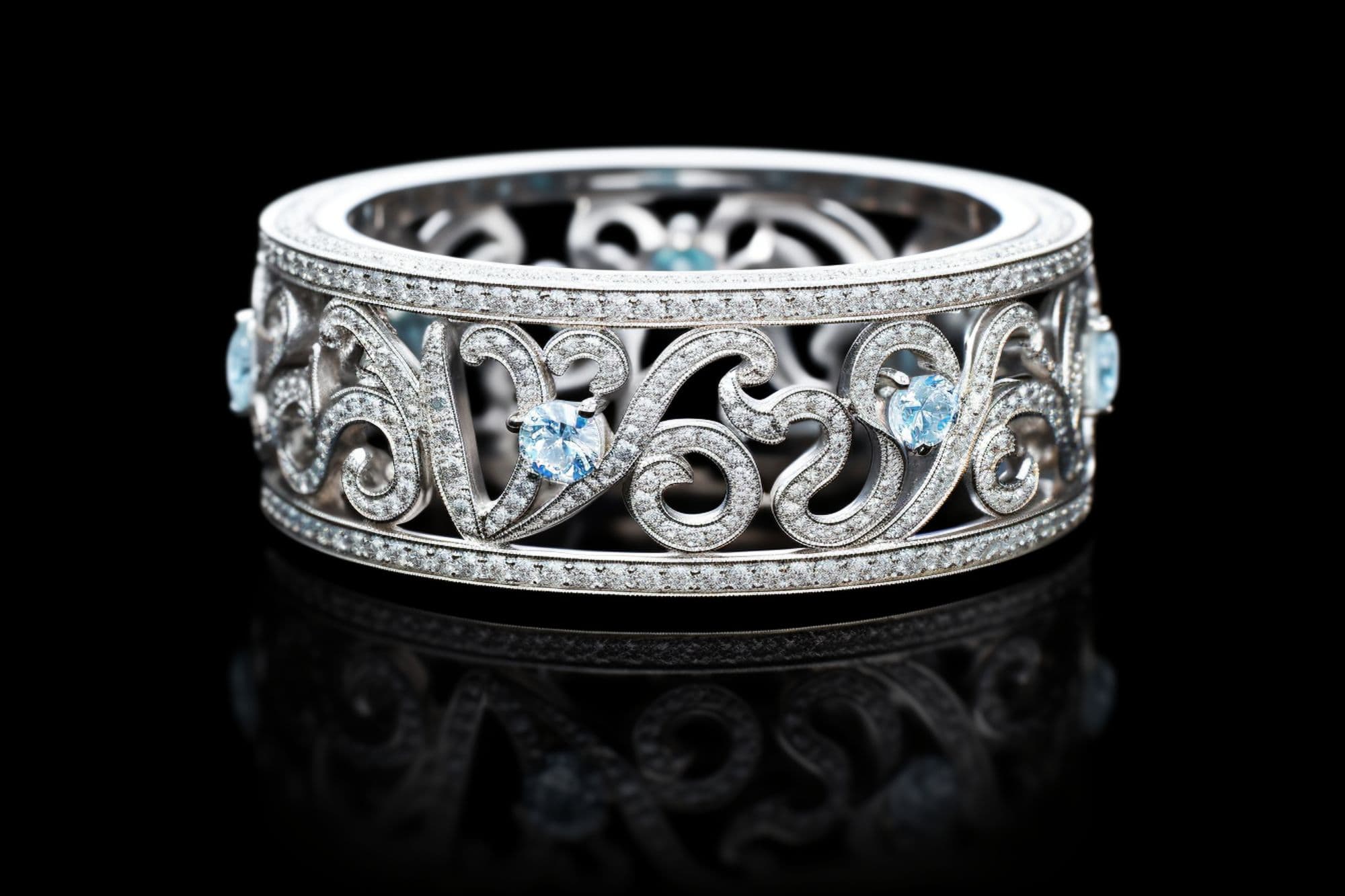 Marquise Halo Cocktail Ring