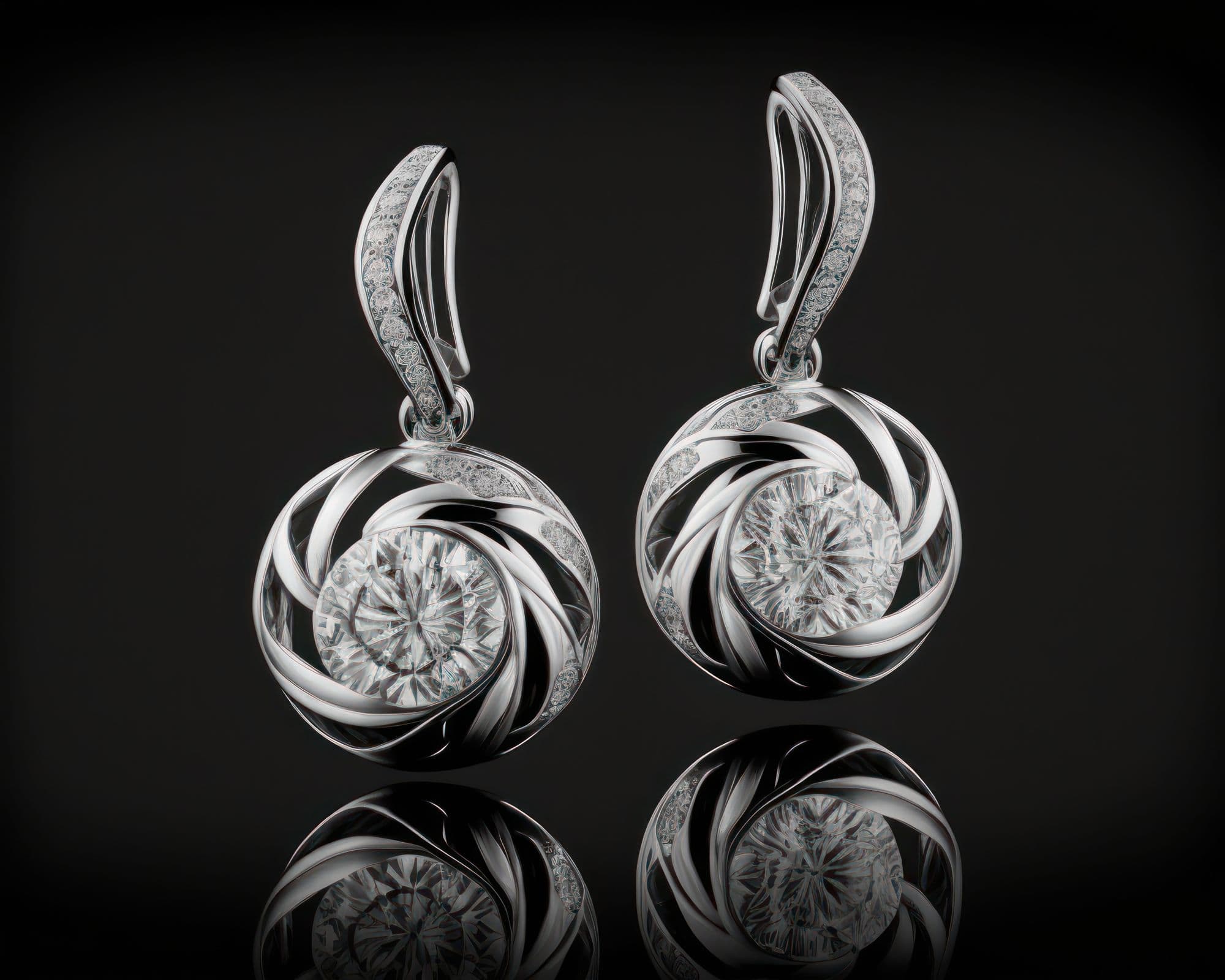 Opaline Arc Hoops