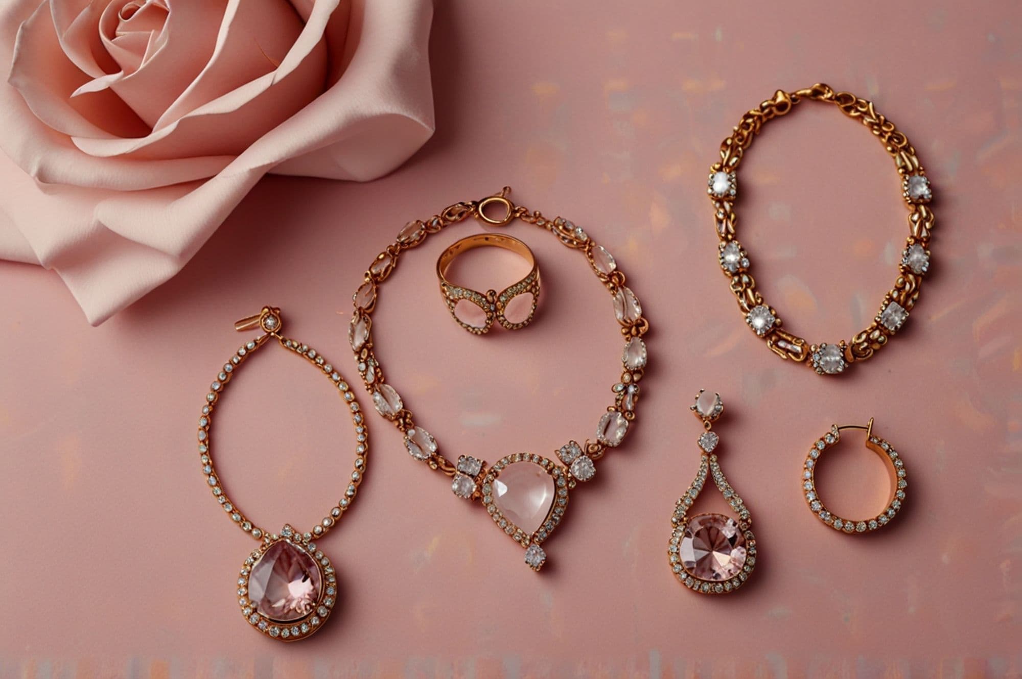 Rose Gold Bloom Set