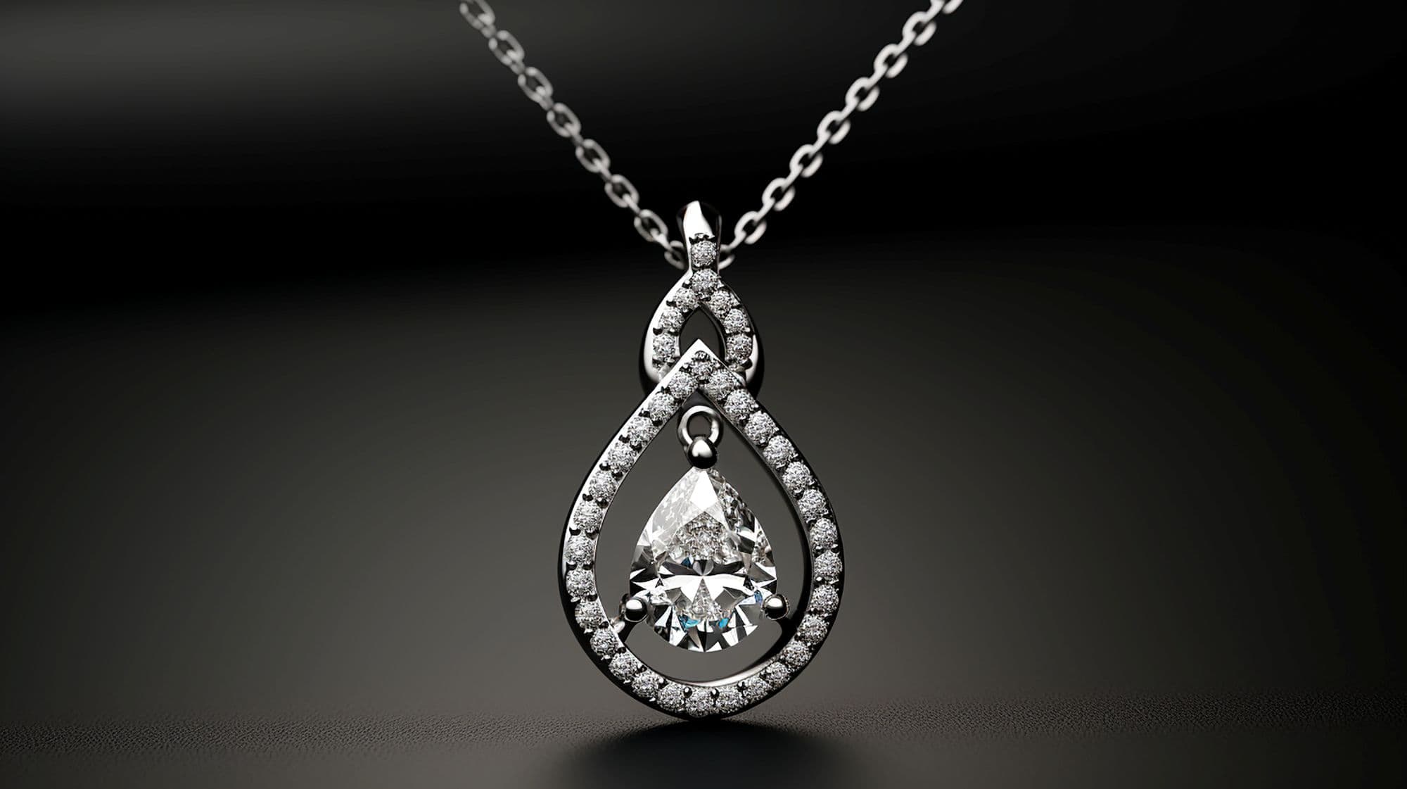Teardrop Aura Pendant